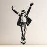 Adesivo de Parede Michael Jackson I - Branco - 1