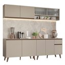 Ver imagem 2 de Armário de Cozinha Completa 240 Cm Nice Madesa 02 Crema