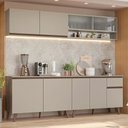 Ver imagem 1 de Armário de Cozinha Completa 240 Cm Nice Madesa 02 Crema