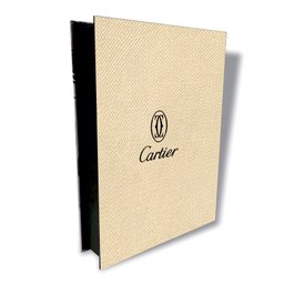 Caixa Livro Decorativa Bege Grif Luxo 24x32x5cm em Mdf - 4