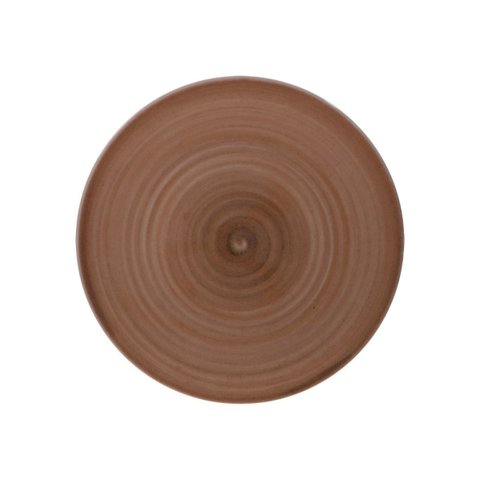 Prato Raso Tramontina Paraty Mocha em Porcelana 25 Cm