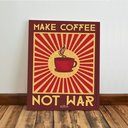 Ver imagem 4 de Kit 3 Quadro Decorativo Café Cafeteria Cozinha Vintage Retro 28x20cm