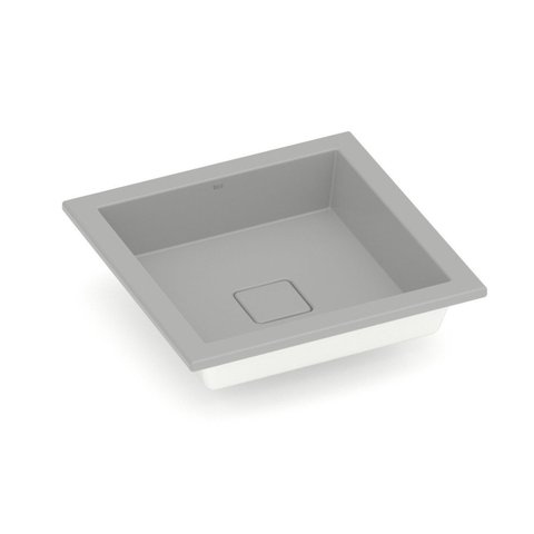 Cuba Sobrepor e Embutir sem Mesa Terra T12 Cinza/Stone Roca