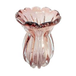 Vaso Decorativo de Vidro Tipo Murano Ametista Veneza 20cm - 2