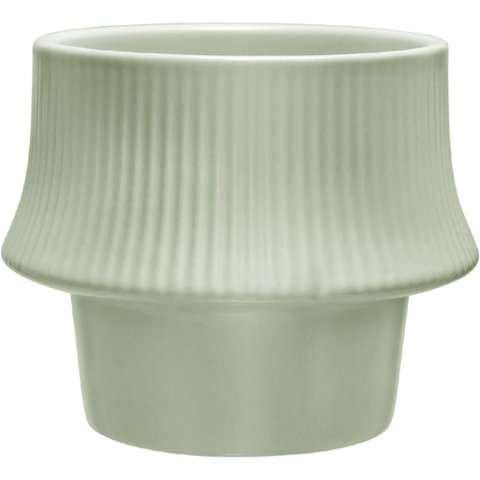 Cachepô Vaso Decorativo Planta Home&co Cerâmica 10x13x13cm Verde