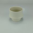 Ver imagem 5 de Cachepô de Cerâmica Verde 10x13x13cm Vaso Plantas Jardim Sala Suculenta Flores