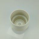 Ver imagem 3 de Cachepô de Cerâmica Verde 10x13x13cm Vaso Plantas Jardim Sala Suculenta Flores