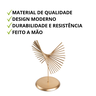 Enfeite de Ferro Decorativo para Mesa Dourado - 3