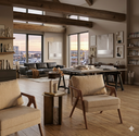 Ver imagem 1 de Kit com 2 Poltronas em Linho Bege com Pés em Madeira Maciça Sofisticada Mona Luxo para Sala de Estar