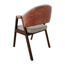 Ver imagem 3 de Cadeira de Jantar Madeira Maciça Hélen Compose Facto Ocre:bege Linho/mel