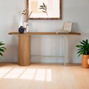 Ver imagem 1 de Aparador Ipê em Madeira Maciça Imbuia Mel Metal Champagne