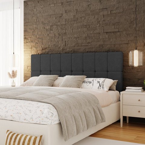 Cabeceira King 192cm Design Moderno para Quarto Linea