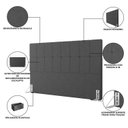 Ver imagem 5 de Cabeceira King 192cm Design Moderno para Quarto Linea