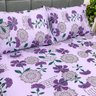 Jogo de Cama Casal Malha Dream Cotton Mandala Roxa Triade 34154 - 1