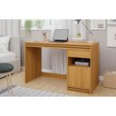 Ver imagem 1 de Mesa Computador Escrivaninha Mila com 1 Porta e 1 Gaveta Nature Permóbili