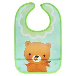 Kit Babador Impermeável Bebê com Bolso Ajustável 3 Unidades - 6