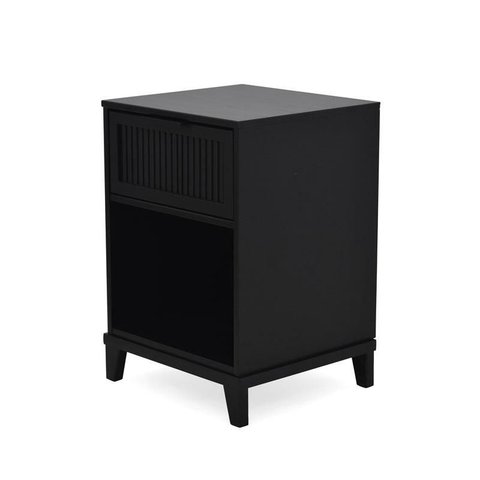 Mesa Cabeceira de Madeira 1 Gaveta Casinha Pet Mallard - Iaza Moveis