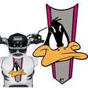 Ver imagem 1 de Adesivo Faixa Gravata sem Resina Moto Patolino Rosa Teu Adesivo Adesivo Faixa Gravata sem Resina Mot