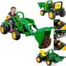 Trator Eletrico Menino Menina Peg Perego Deere Ground Loader 12v com Pa Verde - 2
