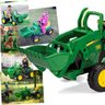 Trator Eletrico Menino Menina Peg Perego Deere Ground Loader 12v com Pa Verde - 4