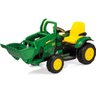 Trator Eletrico Menino Menina Peg Perego Deere Ground Loader 12v com Pa Verde - 1