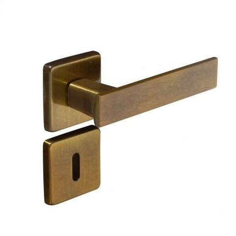 Fechadura Interna Quadrada com Roseta Zm 701-80I Pado Rosa