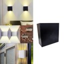 Ver imagem 1 de Luminária Balizador Arandela Slim Smd Led De 6W Branco Quente Sobrepor Quadrada Com Facho De Luz