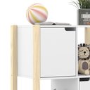 Ver imagem 3 de Armário Organizador Kids Liv com 2 Portas e 2 Gavetas Branco Soft/Natural - Matic Móveis