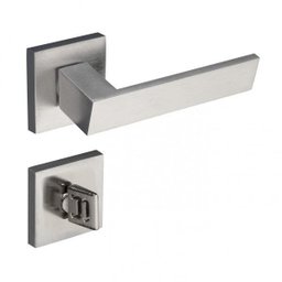 Fechadura Beethoven Cromo Acetinado Banheiro - 1
