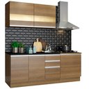 Ver imagem 3 de Armário de Cozinha Compacta 180cm Rustic Milão Madesa 02