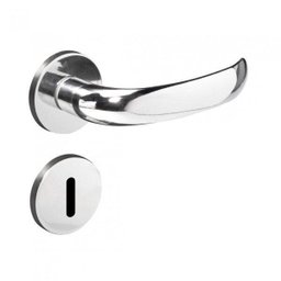 Fechadura 406 Com Roseta Cromado Interna - 1