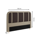 Ver imagem 2 de Cabeceira para Cama Box Queen Size Dobuê Leon