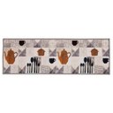 Ver imagem 1 de Passadeira Cozinha Antiderrapante Clean 23 Bege 0,40x1,20m