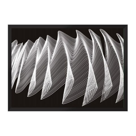 Geometria da Luz 4:Preta/42 x 29.7 cm