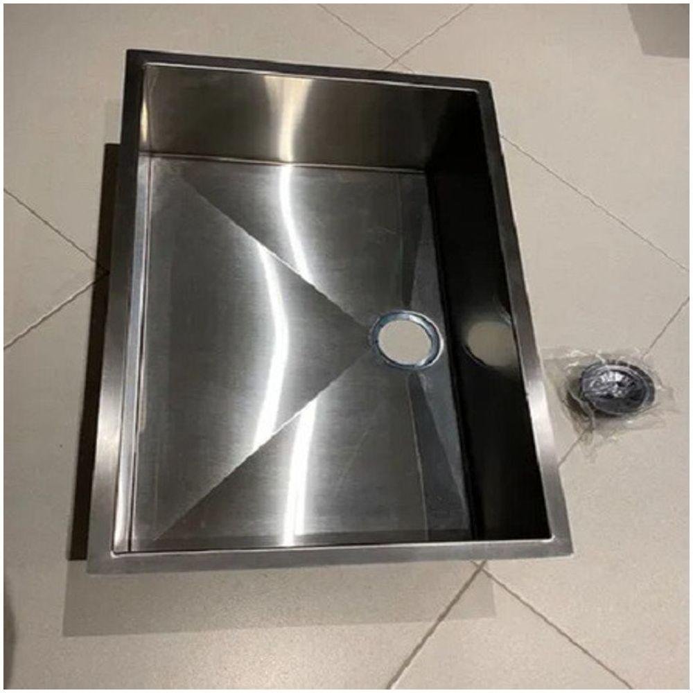 Cuba de Inox 60x40 Quadrada Com Válvula Pia - 2