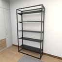 Ver imagem 2 de Estante prateleira industrial 2,20 de altura preto fiprp04