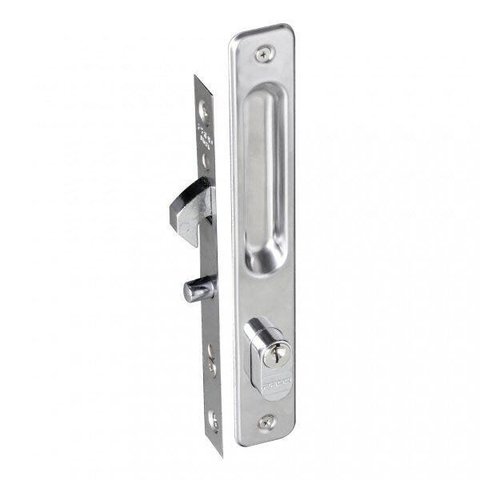 Fechadura 810 Porta de Correr Concha Cromado Pado