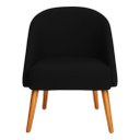 Ver imagem 5 de Banqueta Poltrona Lua Preto para Recepção Atendimento Penteadeira