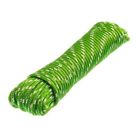 Corda 06 mm Poliéster Verde Meada 20 Metros