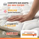 Ver imagem 6 de Colchão Queen Probel Casal Molas Guarda Costas Max Pillow Top 158x198x40cm Bege/branco Probel