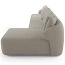 Ver imagem 7 de Sofá 5 Lugares com Chaise Direito Sala Living 388cm Arlo F04 Linho Bege Escuro - Lyam Decor