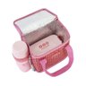 Kit Fitness 3 Peças: Bolsa Térmica + Marmita + Garrafa Jacki Design Rosa - 2