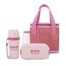 Kit Fitness 3 Peças: Bolsa Térmica + Marmita + Garrafa Jacki Design Rosa - 1