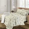 Jogo de Cama Casal Algodão 4 Peças Reffinata Estampa Abigail Percal Floral Buettner - 1