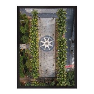 Praça da Sé Olhar Dois:Preta/42 x 29.7 cm