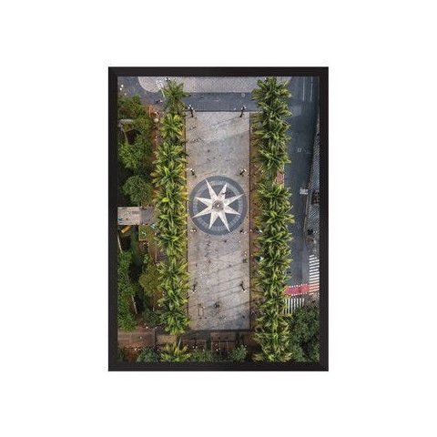 Praça da Sé Olhar Dois:Preta/42 x 29.7 cm