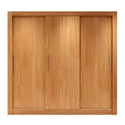 Guarda Roupa Casal Grande 3 Portas 4 Gavetas Marrom Glass - 5