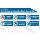 Ver imagem 2 de Colchão Solteiro Herval Ortopédico D28 / AG 65 Black Double Face (78x188x17) -