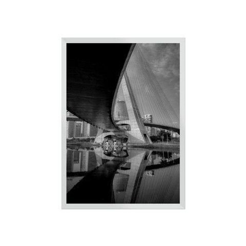Ponte Estaiada Olhar Dois:Branca/42 x 29.7 cm