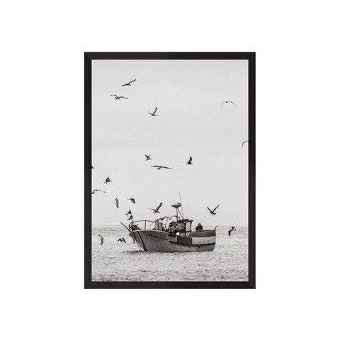 Fisherman Ericeira Portugal Dois:Preta/42 x 29.7 cm